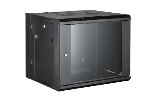 All-Rack Wall Mounted 2 Part Hinged 15U 550mm Deep Data Cabinet