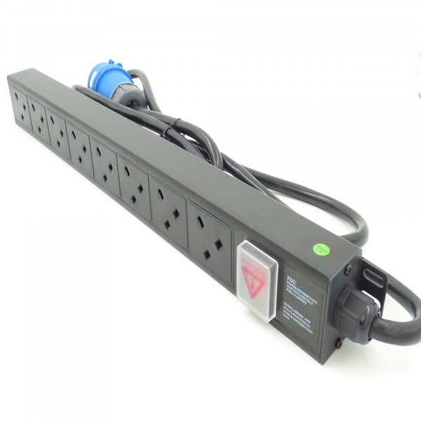All-Rack Vertical UK PDU Inc 32Amp Commando Plug