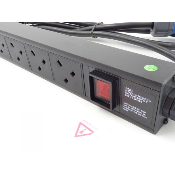 All-Rack Vertical UK PDU Inc 32Amp Commando Plug – Attock Network Products