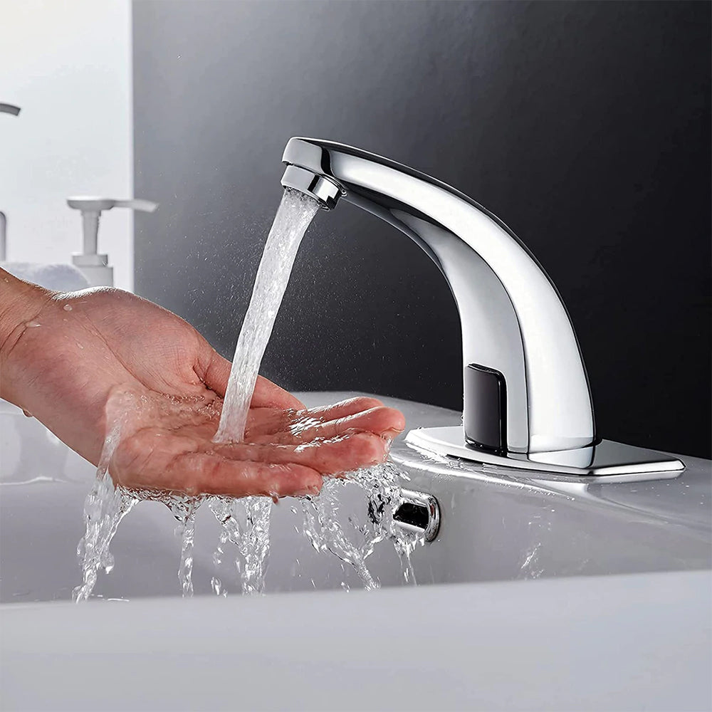 Single Hole Electrical Washbasin Sensor Faucet