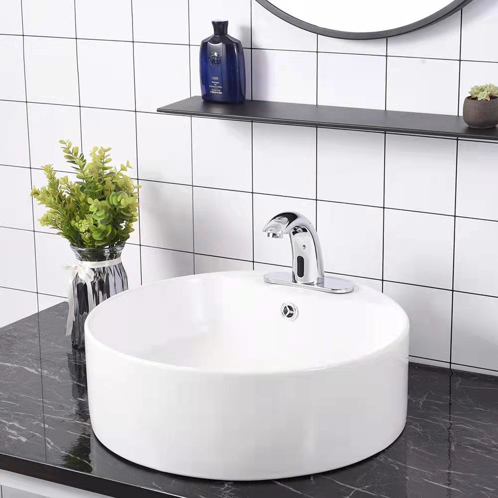 Single Hole Electrical Washbasin Sensor Faucet