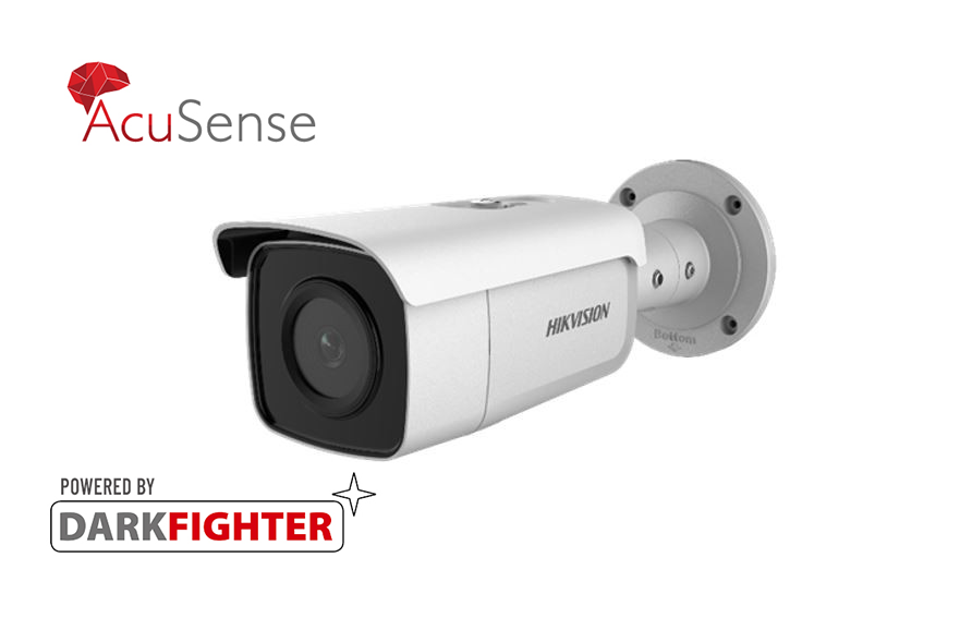 Hikvision 4 MP AcuSense Powered-by-DarkFighter Fixed Bullet Network Camera