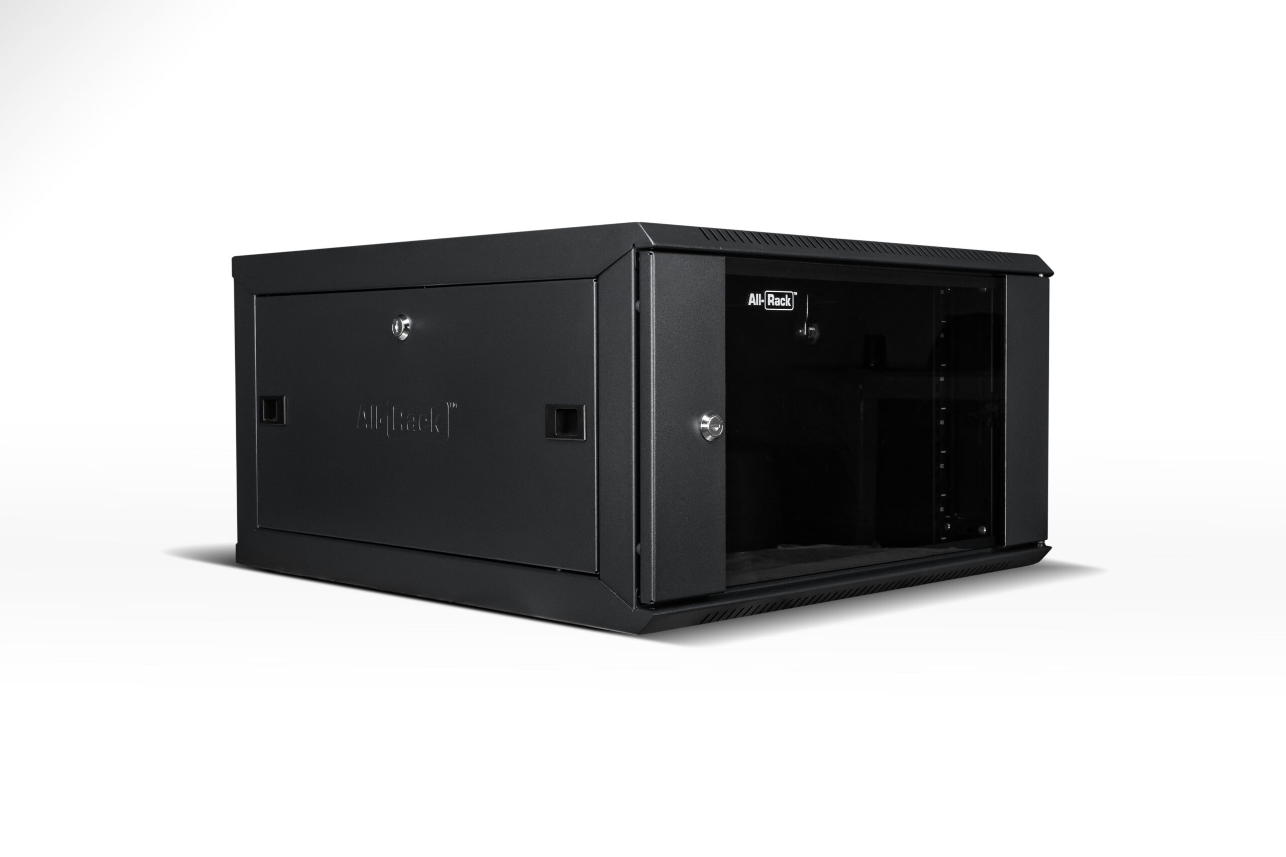 All-Rack Wall Mount Data Cabinet 6U 565mm Wide X 550mm Deep Black, Data Rack, Network Cabinet