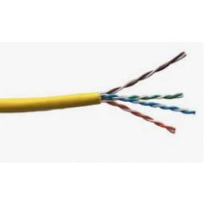 Cat 5e UTP Solid Cable PVC 305m Yellow