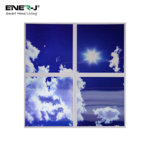 SKY Cloud LED Panels 60x60 40W 3D Effect, Colour Changing And Dimmable (Set Of 4 With Remote)