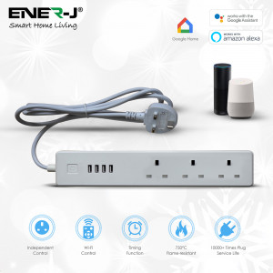 WiFi Smart Power Strip Extension Box With USB